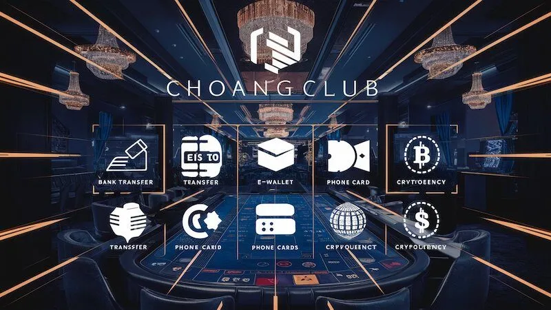 Các phương thức thanh toán được chấp nhận tại ChoangClub