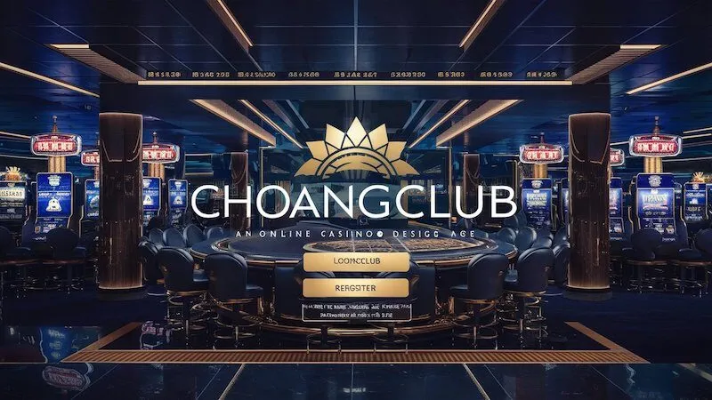 Giao diện trang chủ ChoangClub với các banner khuyến mãi nổi bật và menu điều hướng thuận tiện