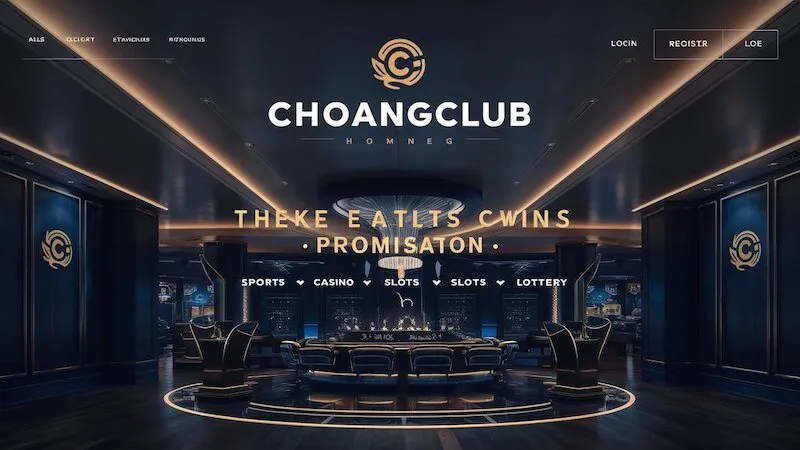 Giao diện trang chủ ChoangClub với thiết kế hiện đại, trực quan giúp người dùng dễ dàng điều hướng