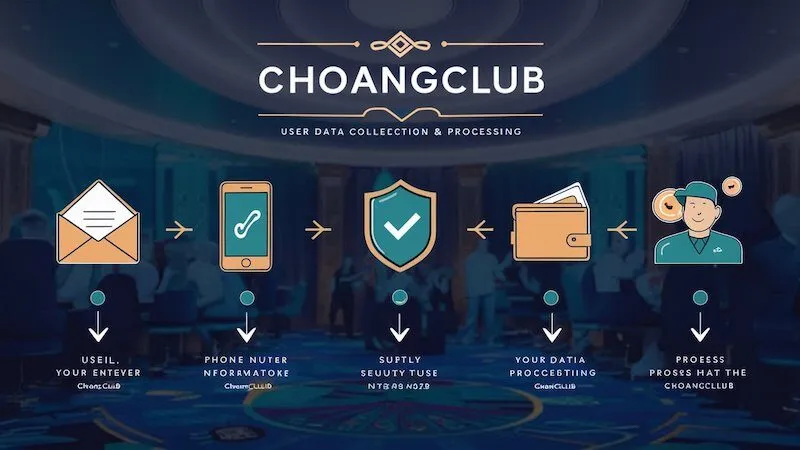 Quy trình thu thập và xử lý thông tin người dùng đảm bảo yêu cầu theo chính sách bảo mật ChoangClub